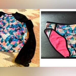 Girls youth Rash Guard and bottom from Nordstrom